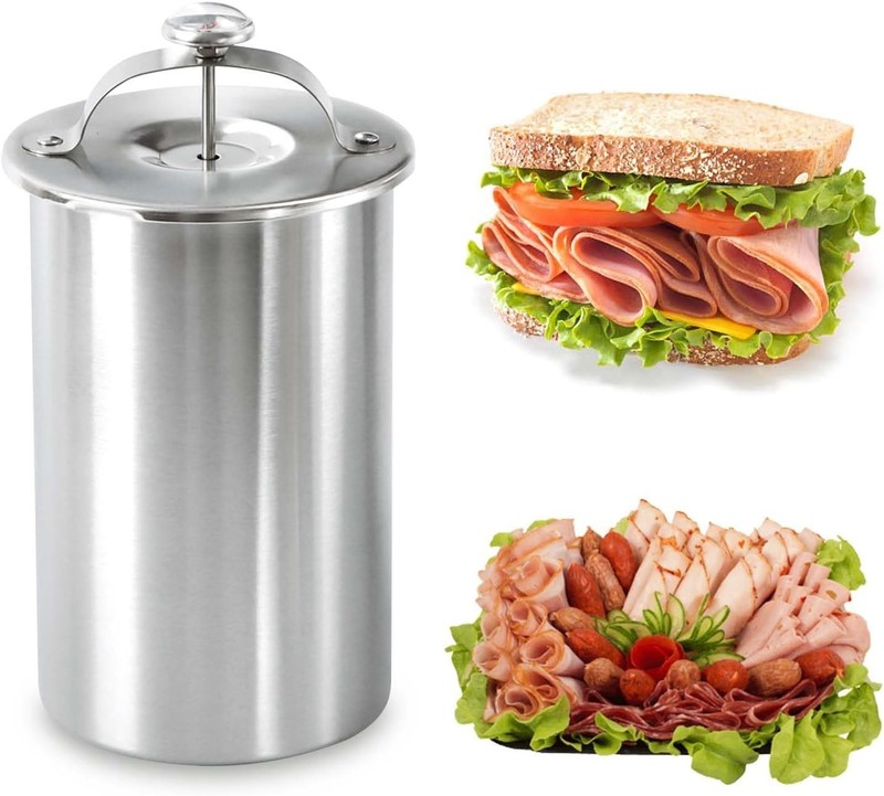 Effortless Homemade Deli Meat Maker with Integrated Thermometer – 2lb Capacity gallery