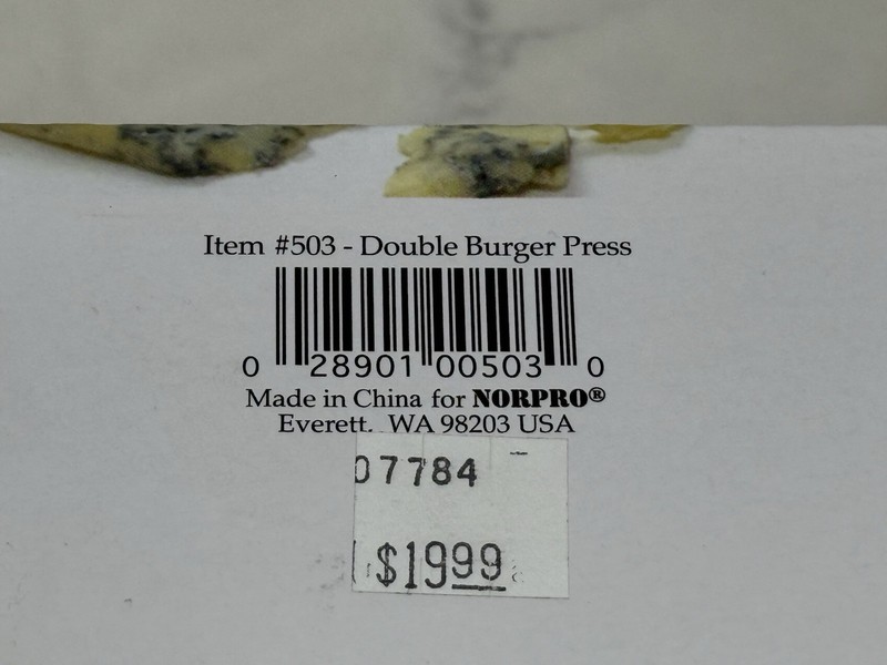 NEW Norpro 503 Double Burger Press HAMBURGER MEAT ETC gallery