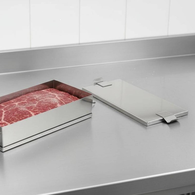 Meat Brick Press Easy to Clean Rectangular Food Shaper Rust Resistant gallery