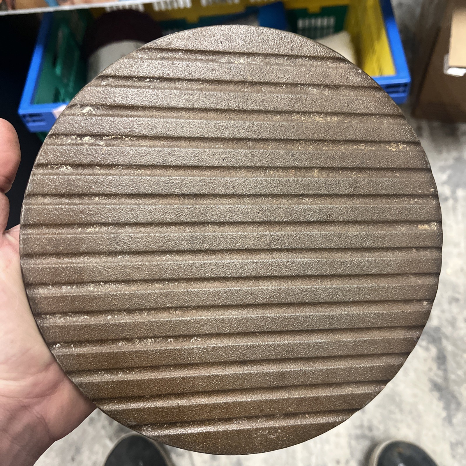 Bacon Press 8.5-Inch round | Heavy-Duty Cast Iron Grill Press for Perfectly Sear gallery