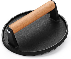 Burger Press, Smash Burger Press for Blackstone Griddle, Heavy Duty Cast Iron ro