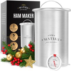 Matiks Deli Meat Press Mold for Meats – Make Your Large Standard, Silver