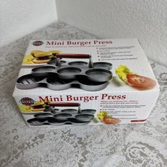 Norpro Mini Burger Press for 6-20oz Sliders, Non-Stick Aluminum
