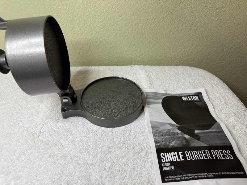 BURGER PRESS NON STICK HEAVY DUTY HAMBURGER PATTY PRESS MINT gallery