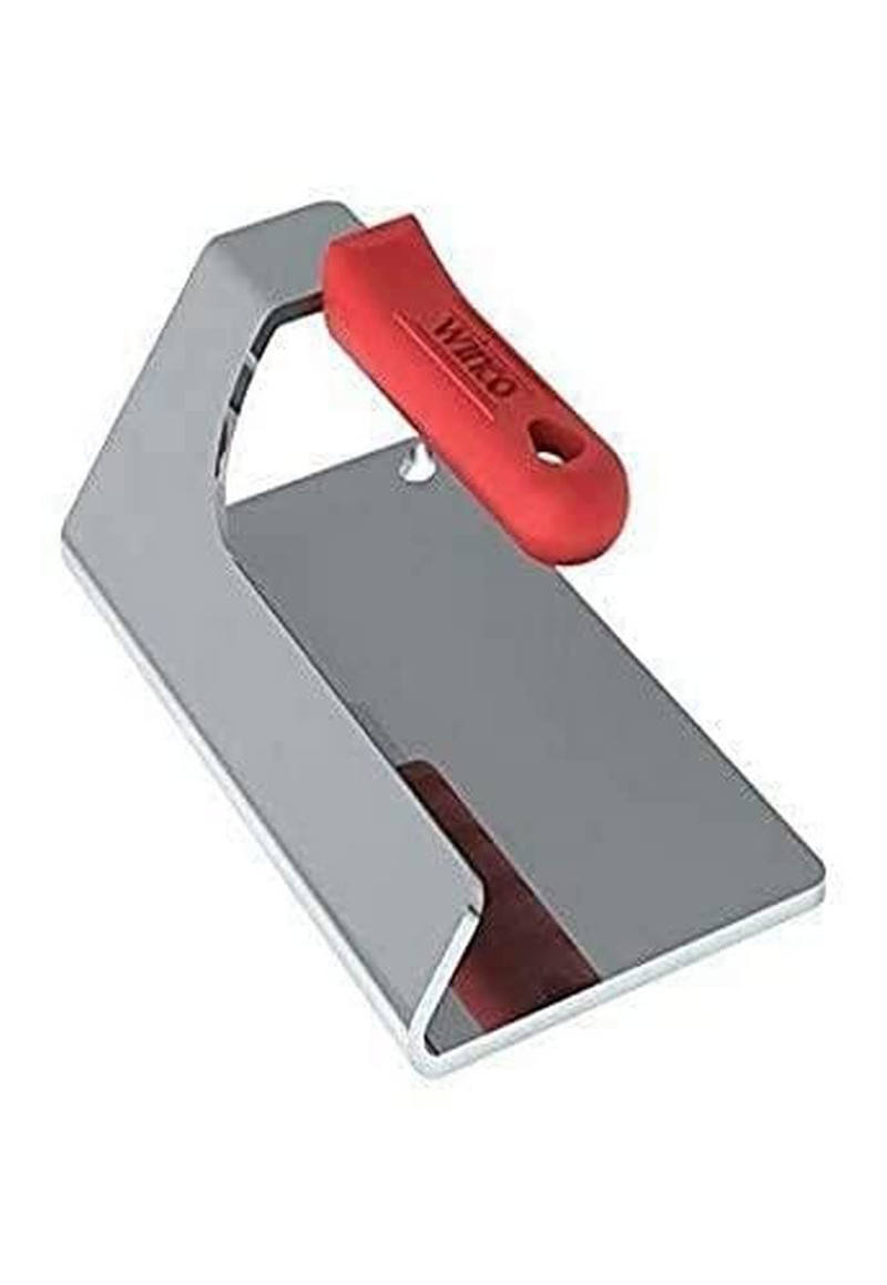 SWS-74, 4L X 7-1/2W-Inch 2 Lbs Stainless Steel Steak Weight with Silicone Sleeve gallery