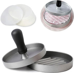 Hamburger Press Patty Maker for Grill Burger, Smasher Burger Press with 100