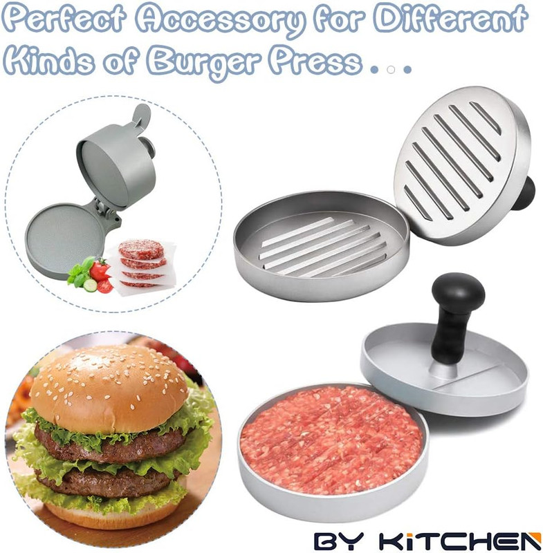 Burger Patty Paper, 5.5 X 5.5In, Set of 300, Patty Paper Squares, Baking Parchme gallery