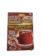 STUFZ BURGER PRESS AS SEEN ON TV_ Non Mint Box
