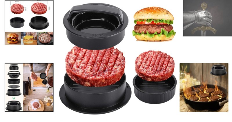 Ultimate Burger Press and Patty Maker with Easy Release Feature & Gift Idea gallery
