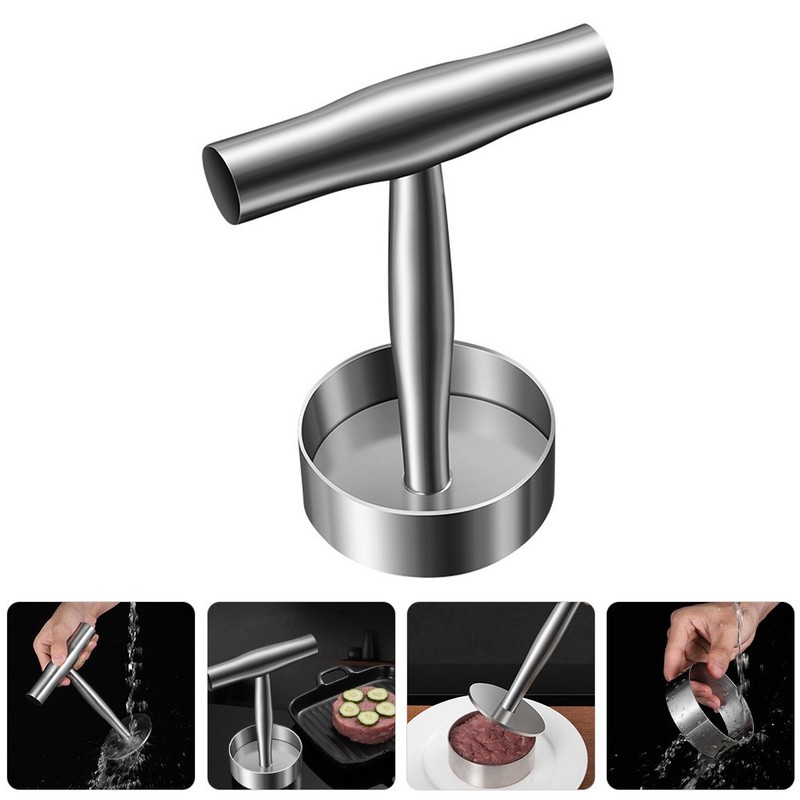 Non Stick Burger Press for Hamburger Patty Mold Smasher Tool gallery