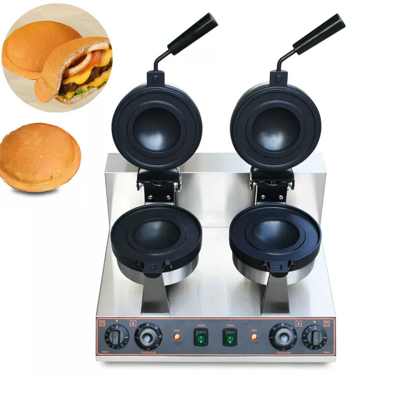 110V Ice Cream Burger Maker UFO Burger Maker Ice Cream Filling Waffle Maker Bake gallery