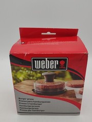 Weber Burger Press 6483 Dishwasher Safe Presses 1/2lb & 1/4lb Hamburger Patties