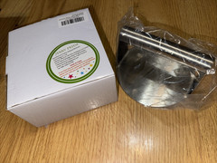 JENNY FRIDA Stainless Steel Burger Press, 5.5 Inch Round Smasher, Non-Stick