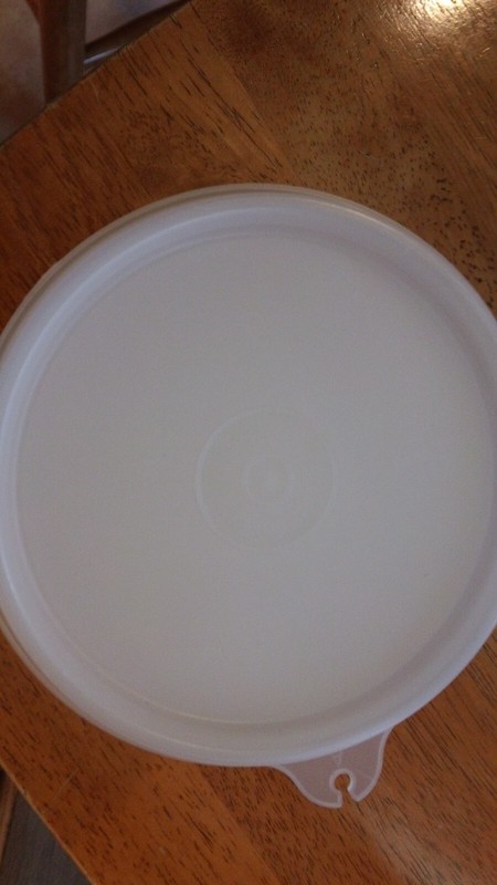 Vtg Tupperware #882 Burger Keeper 6 Keepers/ seal 7 pc-Opaque-used gallery