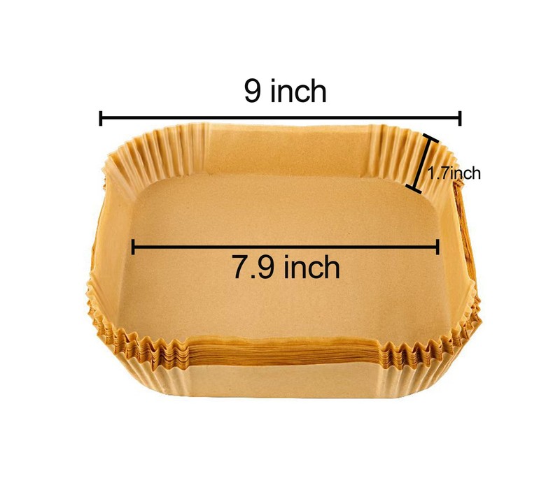 7.9 inch Air Fryer Disposable Paper Liner for Instant inches, Brown gallery