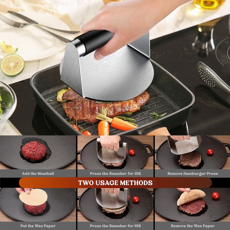 Smash Burger Press Hamburger Press Hamburger Press Patty Maker Griddle Press gallery