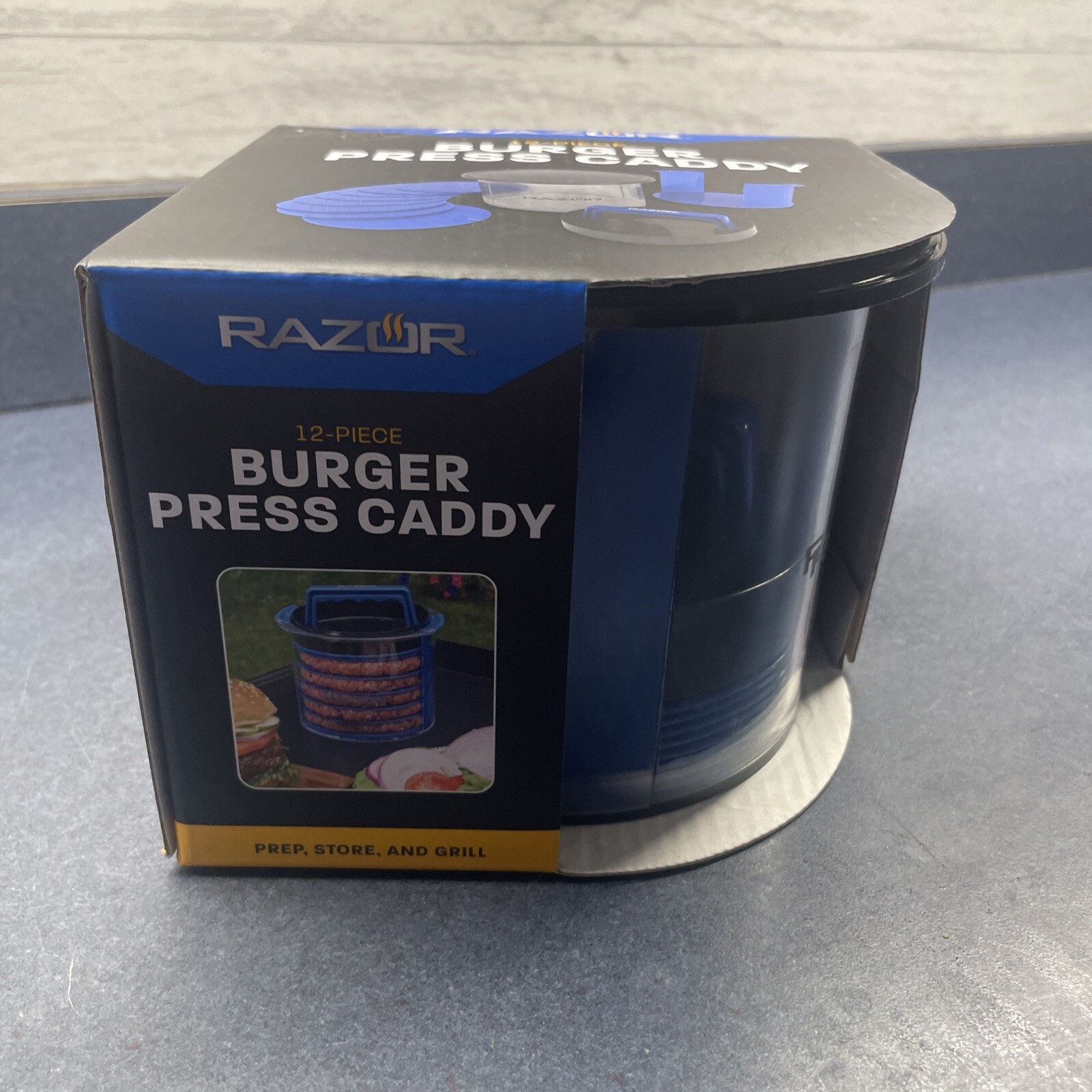 Razor 12 piece burger press caddy gallery
