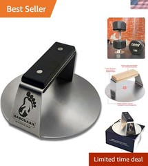 The Sasquash – 6″ Heavy Duty Extra Wide Flat Handle Smashed Burger Press – Co…