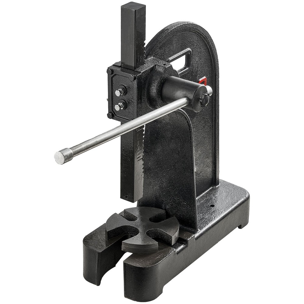 Arbor Press, 3 Ton Manual Arbor Press, 12.2" Maximum Height, Cast Iron Heavy-dut