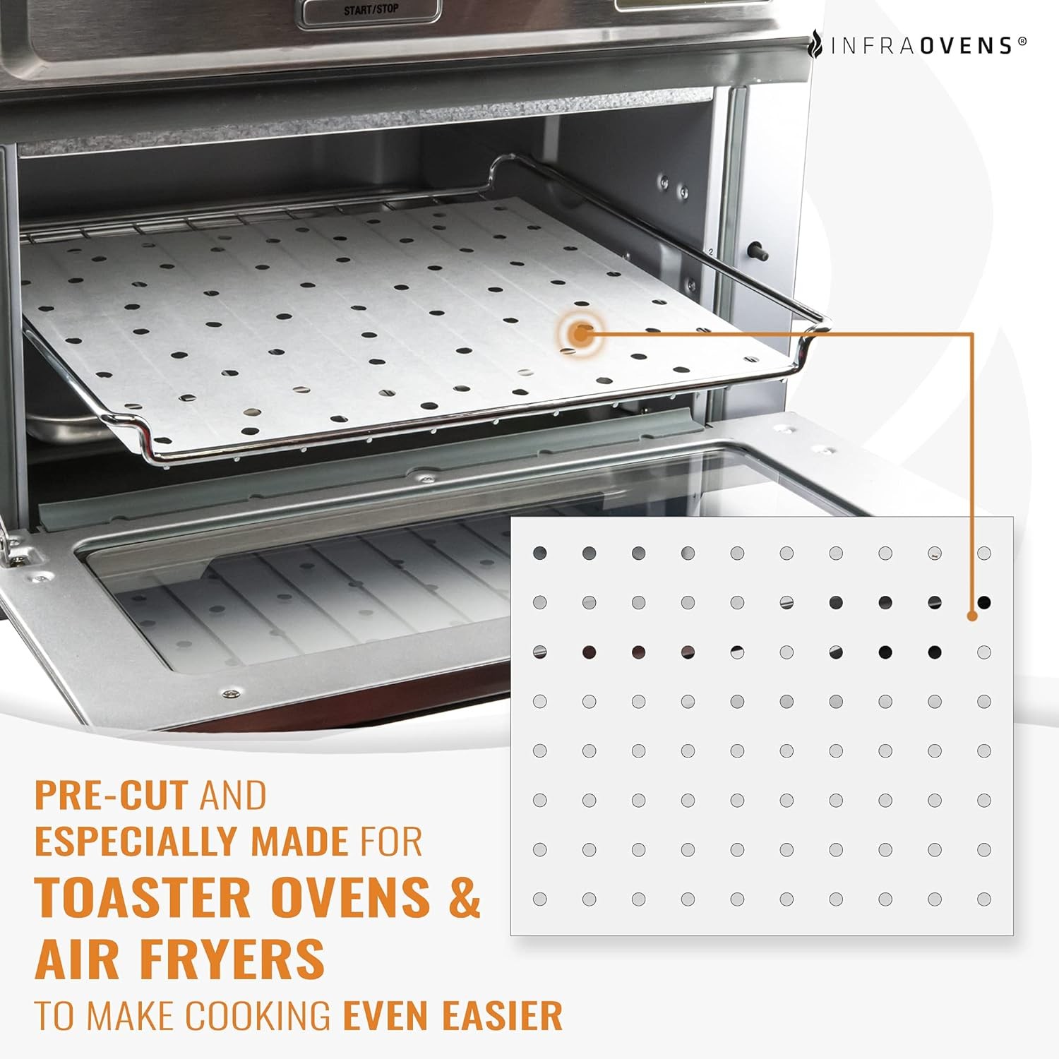 Parchment Paper Sheets for Toaster Oven Air Fryer 10 x 12 Compatible 10 x 12 gallery