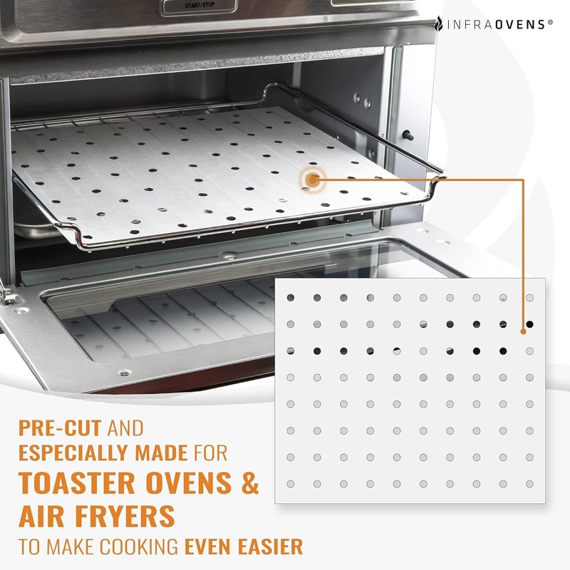 Parchment Paper Sheets for Toaster Oven Air Fryer 10 x 12 Compatible 10 x 12 gallery