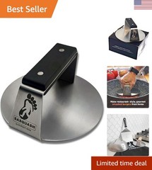 Sasquash 6″ Heavy Duty Stainless Steel Burger Press: Ultimate Smasher Revolution