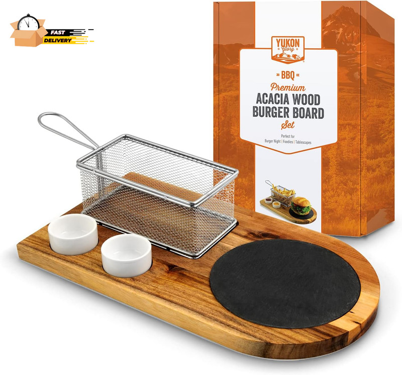 ™ Burger Serving Set, Perfect for Foodies, Burger Lovers and Tablesc gallery