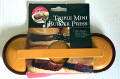 Charcoal Companion Triple Mini Burger Press Slider Patty