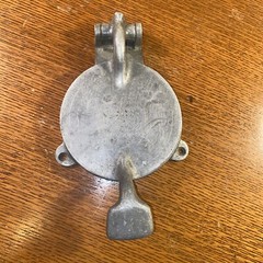 Vintage 1960’s Old English Perfection Aluminium Metal Press Or Door Knocker