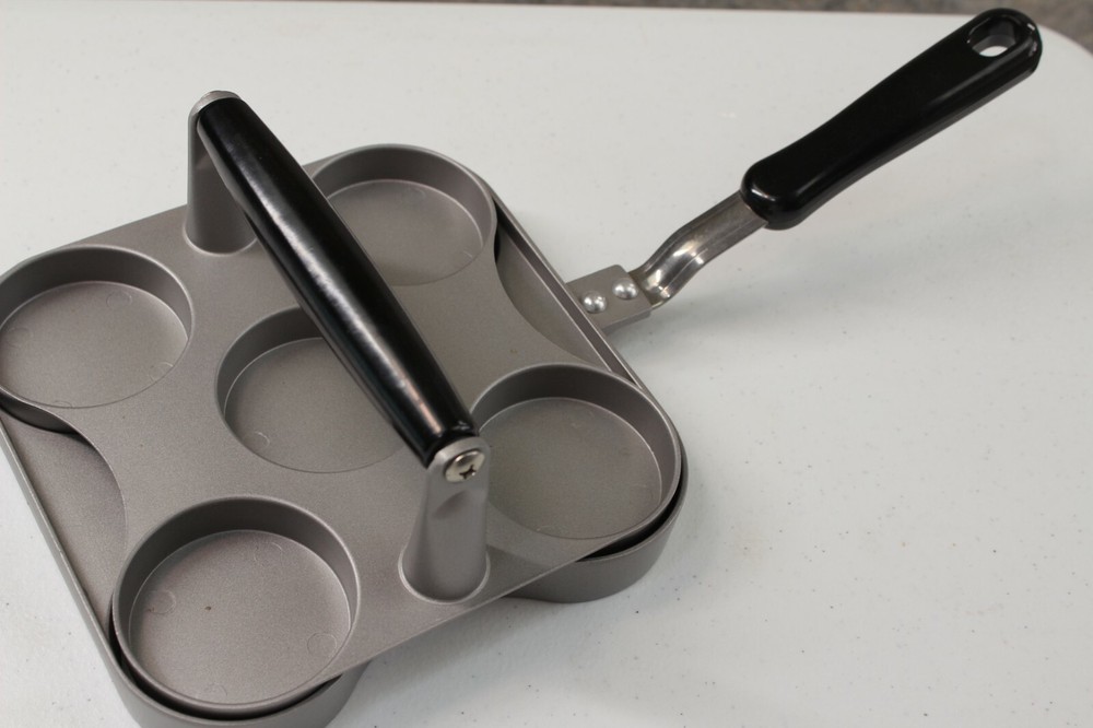 Slider Mini Burger Patty Press Pan Makes Five