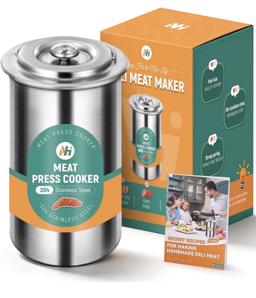 Ham Maker Meat Press Tool for Making Ham Meat Deli Lunch Maker Homemade Lunch