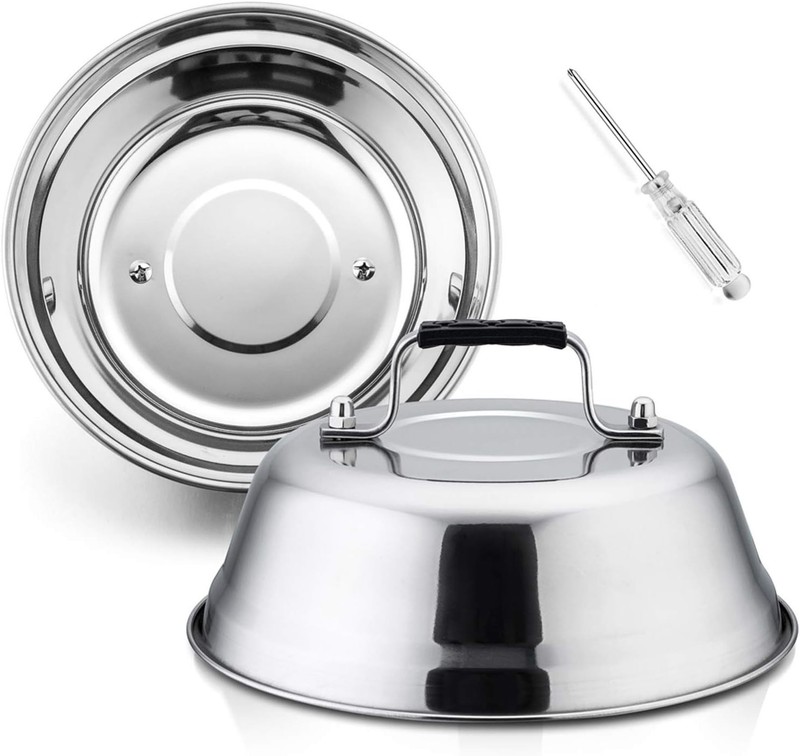 Grill Accessories Set of 2 - 9 Inch Melting Domes gallery