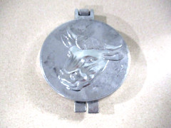 Hamburger burger meat press aluminum single burger manual press double sided cow