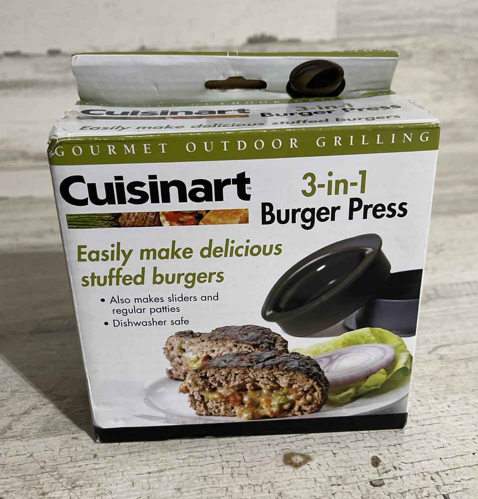 Cuisinart 3 in 1 Smashed Burger Press