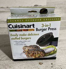 Cuisinart 3 in 1 Smashed Burger Press