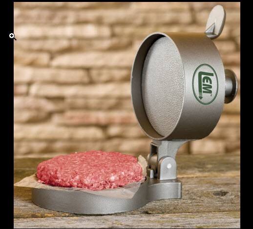 LEM Non-Stick Adjustable Burger Press gallery