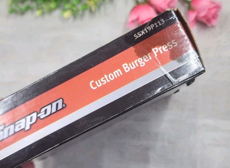 SNAP-ON Tools SSX19P113 Custom 4.5" BURGER PRESS Grilling BBQ Tool NEW in Box! gallery