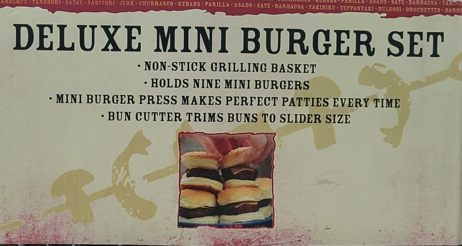 Deluxe Mini Hamburger Slider Set by World Market - NEW gallery