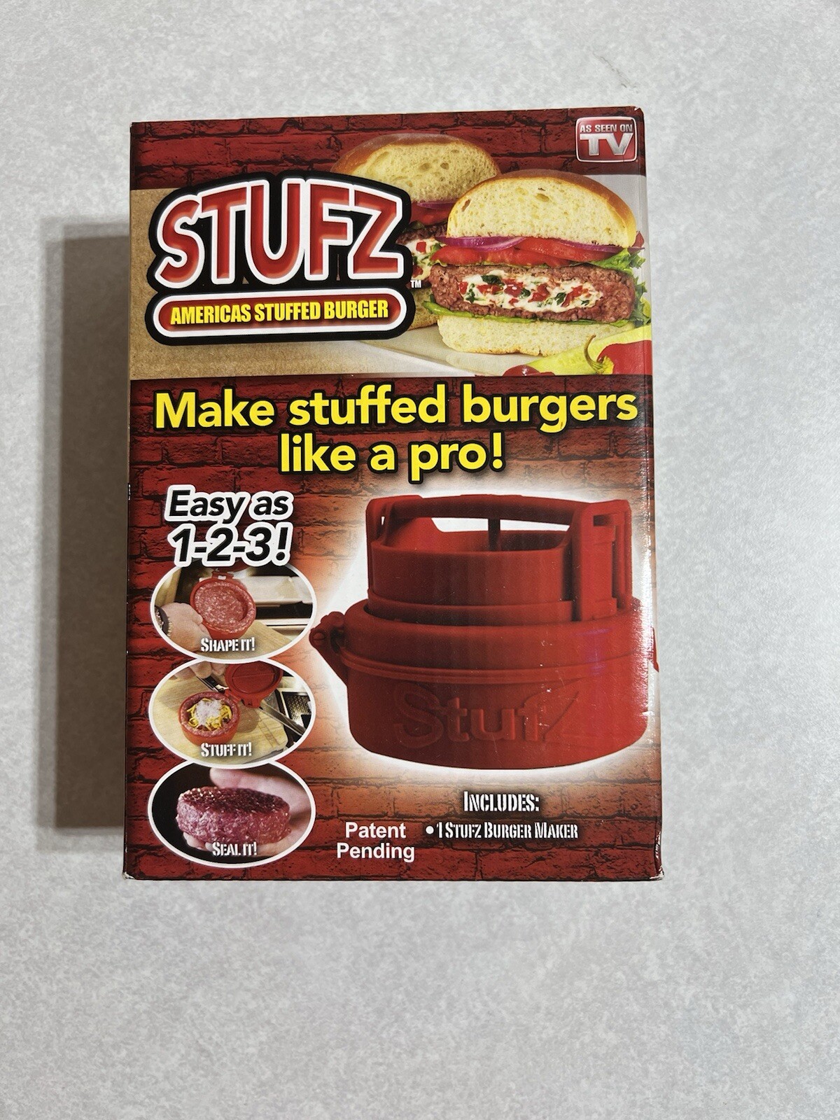 Stufz Stuffed Burger Press - Hamburger Patty Maker - As Seen On TV gallery