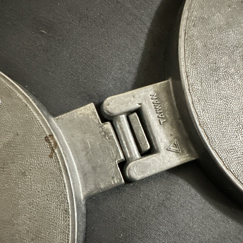 Vintage TARMA Double Burger Press Metal Patty Maker 4 in Non-Stick Cow Design gallery