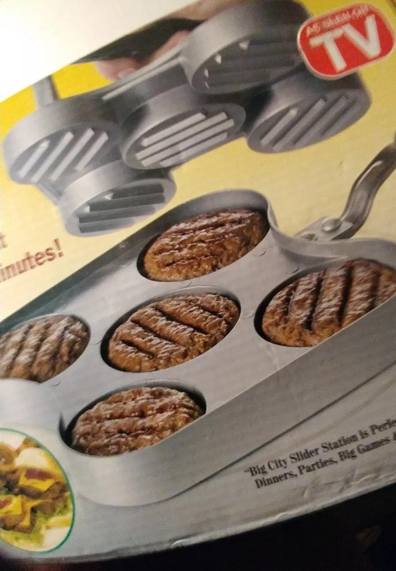 Stovetop MINI HAMBURGER PRESS BIG CITY SLIDER STATION Make Hamburgers At Home gallery