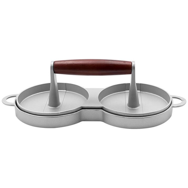 Brand New Double Patty Burger Press -Non-Stick Hamburger Press - Chef's Supreme gallery