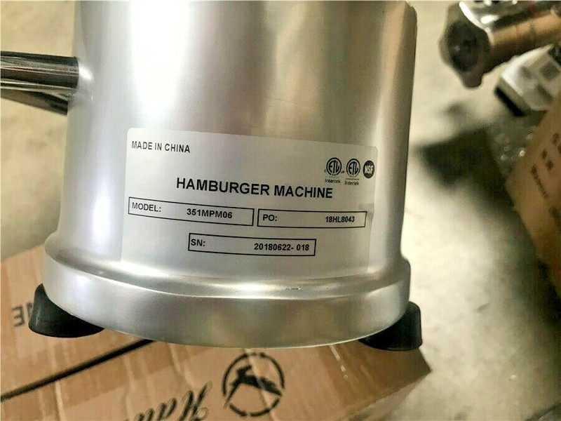 NEW 6" Commercial Burger Press Hamburger Patty Maker Diameter Burger Press NSF gallery