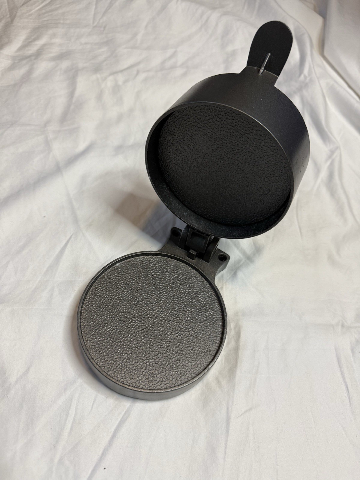 Single Hamburger Press Heavy Duty Cast Aluminum Patty Maker Adjustable Thickness gallery