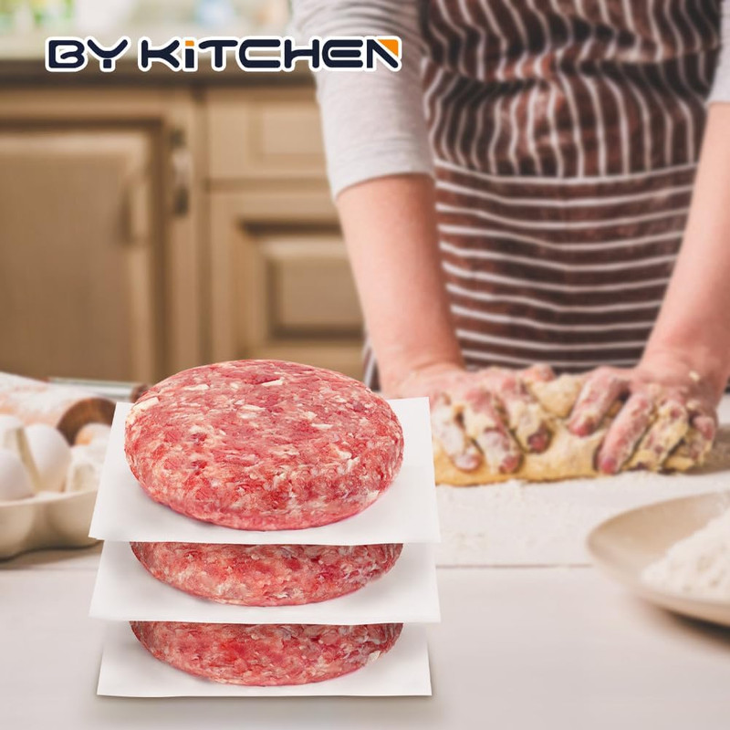 Parchment Paper Squares Hamburger Patty Paper Non Stick Separating 300 Set 6x6In gallery