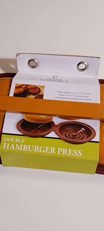 Double Burger Press BBQ Grill Hamburger Press gallery