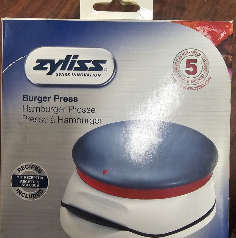 Vtg Zyliss Swiss Innovations Burger Press Hamburger Food Kitchen Gadget 2 Sizes gallery