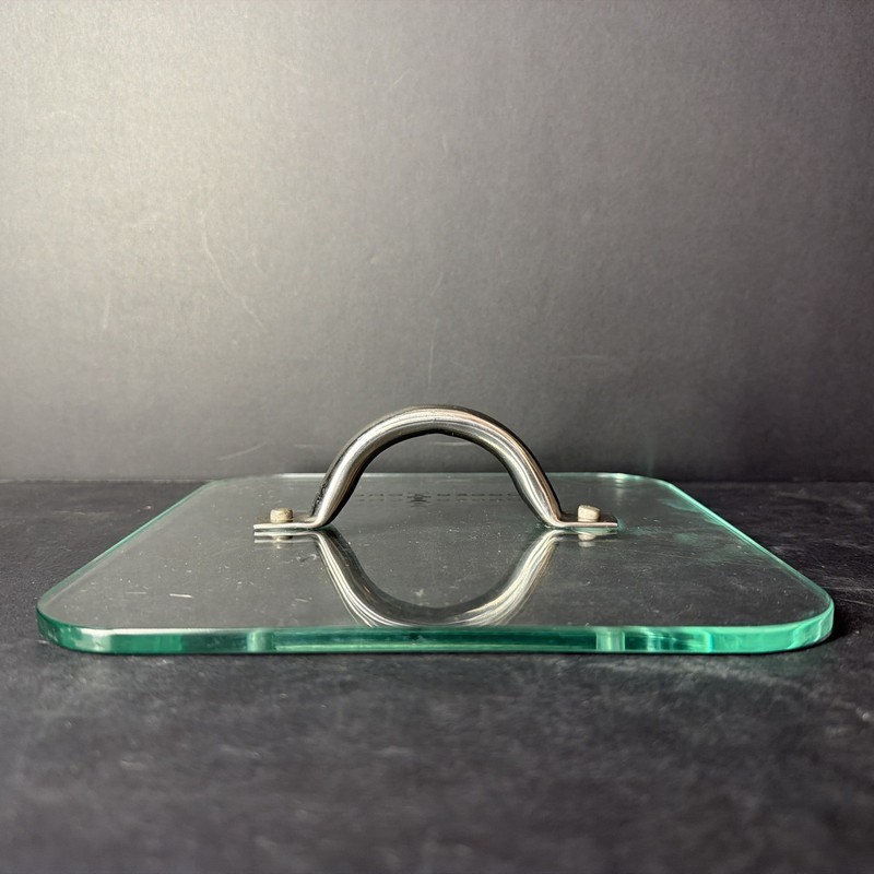 Copper Chef Glass Square Lid Food Press Bacon Burger Panini 8x8 gallery
