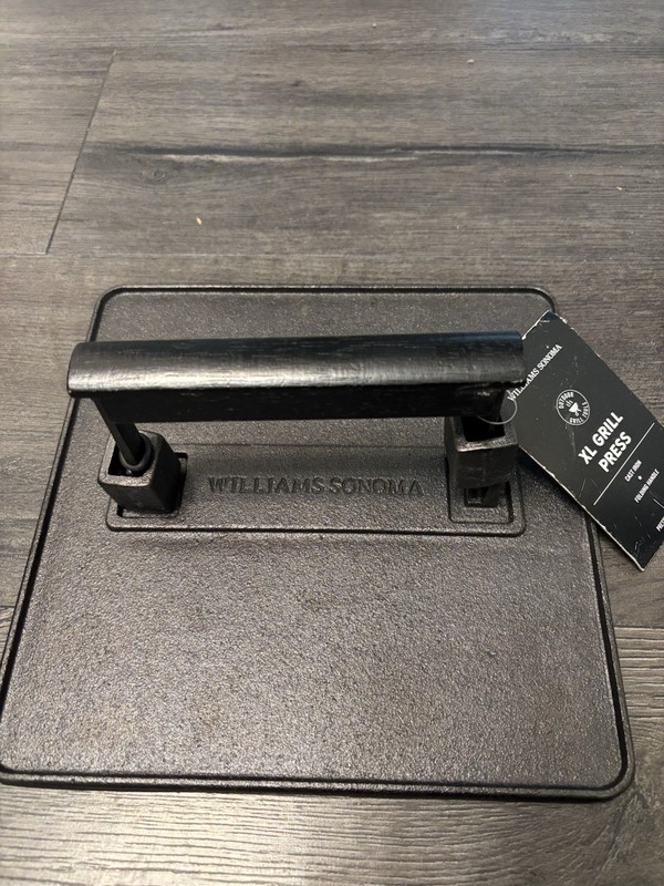 Williams Sonoma Cast Iron Grill Press Set Of 2 gallery
