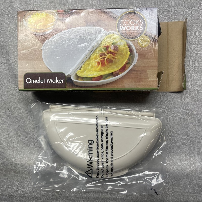 New Cooks Works Omelet Maker #3329 Dishwasher Safe BPA Free gallery